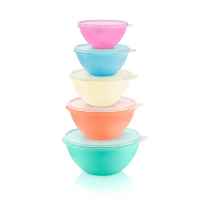 Tupper Ware Classic Wonderlier® Bowls | 5-piece Set