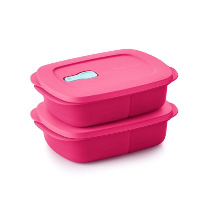 Tupper Ware CrystalWave® | Rectangular Divided Dishes